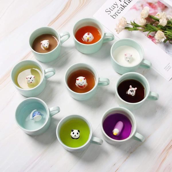 の中の3Dコーヒーマグ、漫画の手作りセカップ、友人の家族や子供のためのクリスマスの誕生日の、最高のオフィ