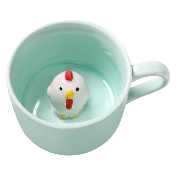 の中の3Dコーヒーマグ、漫画の手作りセカップ、友人の家族や子供のためのクリスマスの誕生日の、最高のオフィ