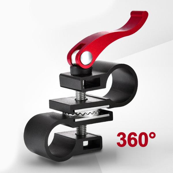 釣り椅子傘クリップブラケット、アルミ合金屋外傘スタンド、傘マウントクリップビーチチェア傘ホルダー、屋外釣り用