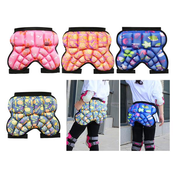 子供のための3Dパッド入りヒッププロテクションショーツバットガードパッド耐衝撃性
