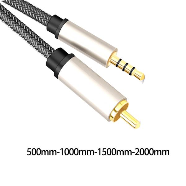 デジタル同軸オーディオケーブル - 3.5mm アダプター 延長ジャック オスワイヤー 同軸ケーブル ホームシアター、サウンドバー、HDTV、スピー