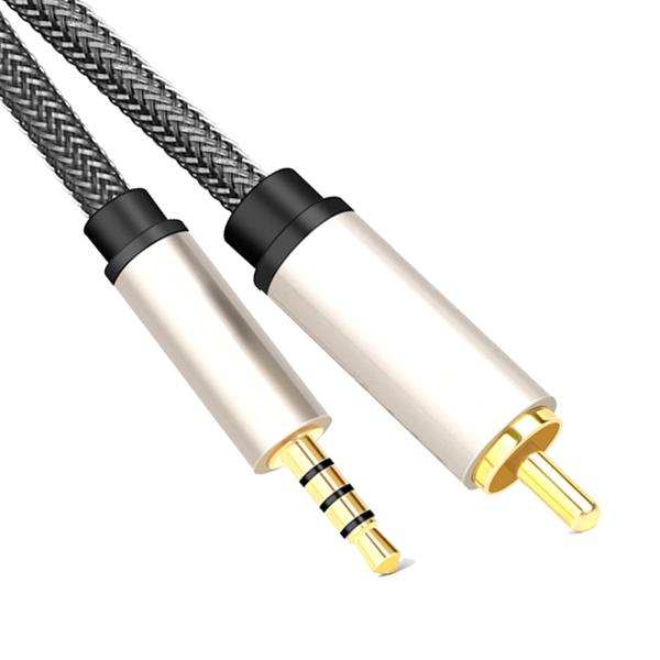 デジタル同軸オーディオケーブル - 3.5mm アダプター 延長ジャック オスワイヤー 同軸ケーブル ホームシアター、サウンドバー、HDTV、スピー
