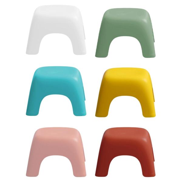 シンプルでシンプルな小さなベンチ ホーム 丸くて快適なステップスツール 装飾 軽量 ポータブル 子供用 スツール チェア 家具 屋内用