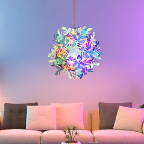DIY 携帯ランタン作り 素材クラフト 手作りアート ランタン ハンギング ランプ LED キット
