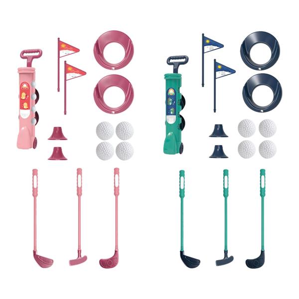 Educational Toy Childrenインs Golf Portable Golf Course Toy Set Golf Cl