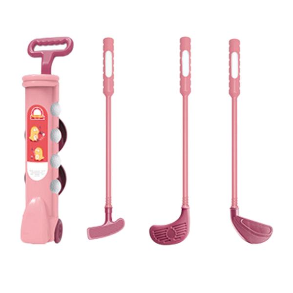 Educational Toy Childrenインs Golf Portable Golf Course Toy Set Golf Cl