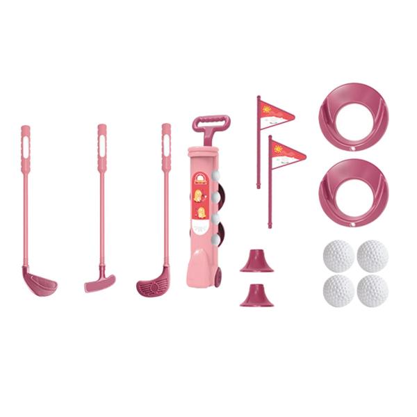 Educational Toy Childrenインs Golf Portable Golf Course Toy Set Golf Cl