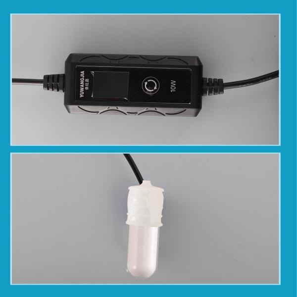 ミニ水族館ヒーター外部温度コントローラー内蔵温度計 LED ディスプレイ小さな魚タンク ヒーターツノガエル亀