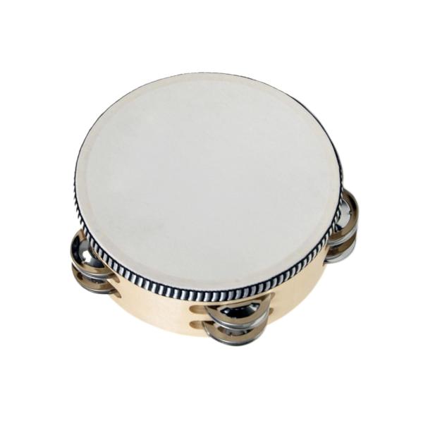 大人用タンバリン、メタルジングルハンドヘルドタンバリン、木製タンバリンドラム、パーティー教会子供用楽器打楽器ハンドタンバリン