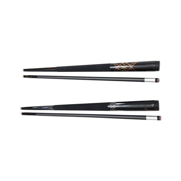 プールキュースティック スヌーカーキュー カーボンファイバー 58インチ 1/2 ナインボール プールキュー プロフェッショナルビリヤード プールステ