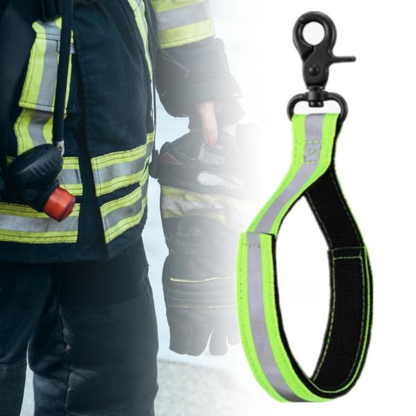 消防士グローブストラップ 手袋ホルダー 軽量グローブクリップ 作業手袋ストラップ バックルクリップ付き 溶接手袋用グローブクランプ