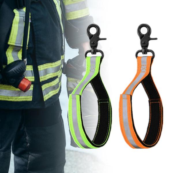 消防士グローブストラップ 手袋ホルダー 軽量グローブクリップ 作業手袋ストラップ バックルクリップ付き 溶接手袋用グローブクランプ