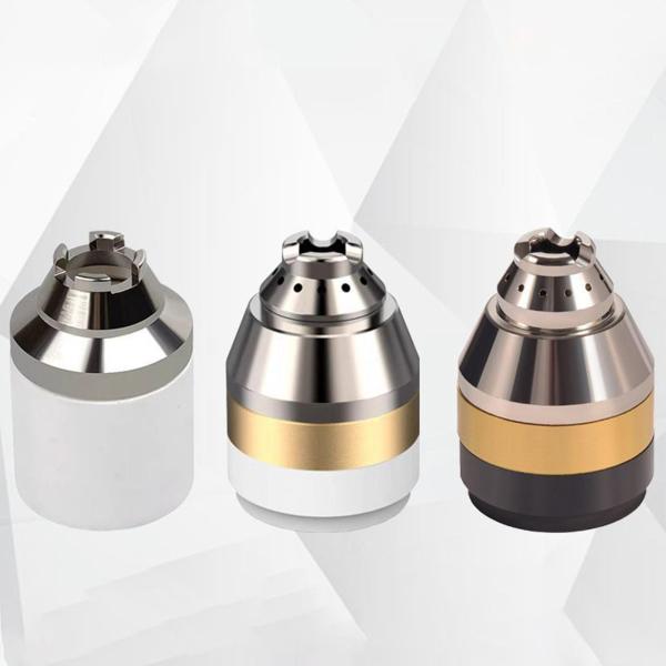 プラズマノズルガード切断トーチアクセサリー、銅切断ノズル保護カバー、P80造船用金属プラズマカッターチップ