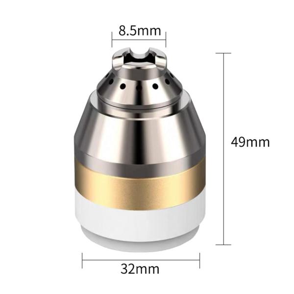 プラズマノズルガード切断トーチアクセサリー、銅切断ノズル保護カバー、P80造船用金属プラズマカッターチップ