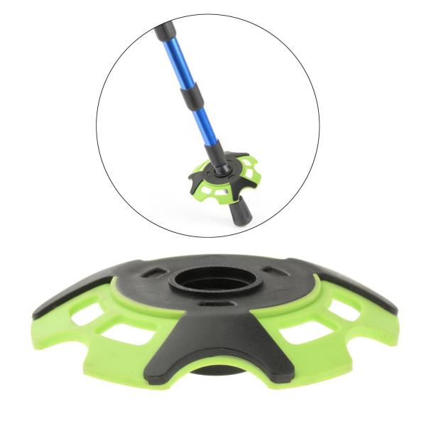 トレッキングポール スノーフレークバスケット マッドスキーバスケット 外径7.7cm ポータブルスキーポールバスケット トレッキングキャンプ用トレッキ