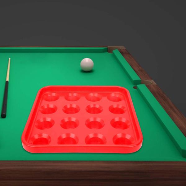 ビリヤードボールホルダートレイプールアクセサリーケース耐摩耗性スヌーカービリヤードホール使いやすい落下防止ビリヤードボールストレージ