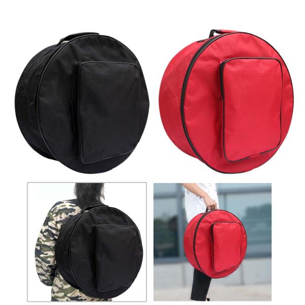 スネアドラムバッグ ドラムケース ハンドル付き 外側ポケット付き スネアドラムバックパック ドラムスティック用キャリングバッグ Show Accs T