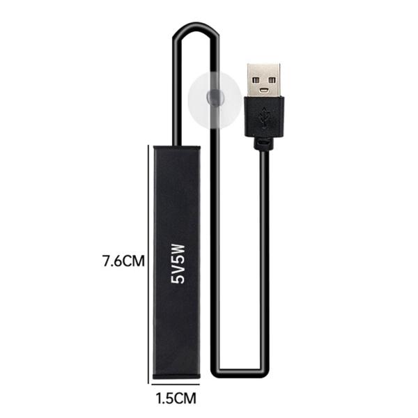 水槽ヒーターミニ過熱保護 USB 加熱ロッド加熱ツールツノカエル水槽用ペットウォーターディスペンサー