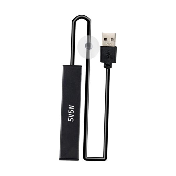 水槽ヒーターミニ過熱保護 USB 加熱ロッド加熱ツールツノカエル水槽用ペットウォーターディスペンサー