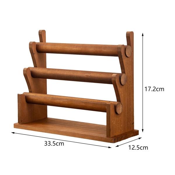 取り外し可能なジュエリーホルダーラック、ジュエリーブレスレットディスプレイスタンド、ネックレスハンガー木製バングルブレスレットホルダー、家庭用