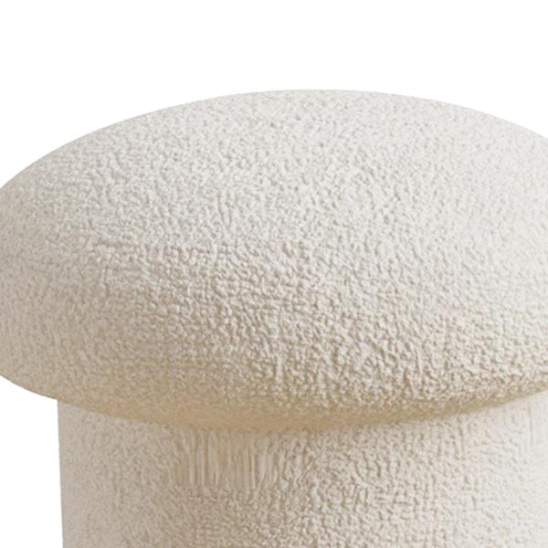 ラウンドフットスツールオットマンスツール、キノコ型レジャースツール、プーフチェア出入り口用の快適なオットマンシーティングチェア