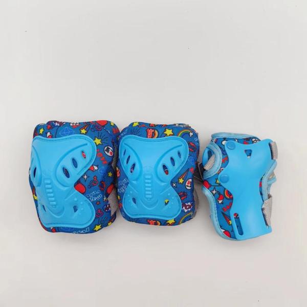 子供用防具セット 膝パッド 肘パッド 手首パッド 子供用 ポータブル 厚いガード BMX サイクリング エクササイズ インラインスケート用