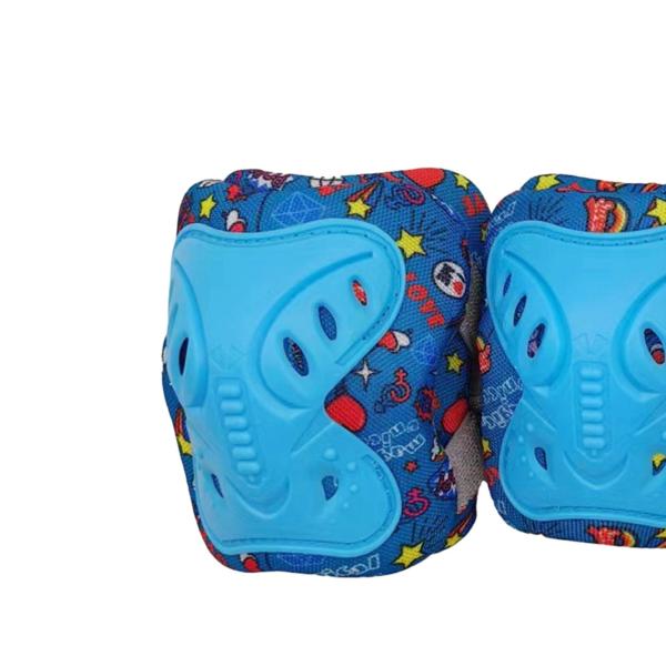 子供用防具セット 膝パッド 肘パッド 手首パッド 子供用 ポータブル 厚いガード BMX サイクリング エクササイズ インラインスケート用