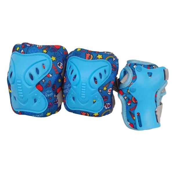 子供用防具セット 膝パッド 肘パッド 手首パッド 子供用 ポータブル 厚いガード BMX サイクリング エクササイズ インラインスケート用
