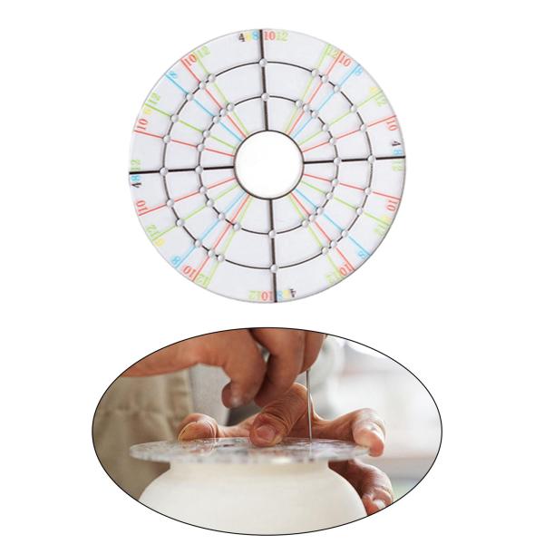 円形ディバイダー セラミックトリマー アクリルアクセサリー 陶器トリミングツール 粘土アーティスト用粘土彫刻ツール 粘土彫刻