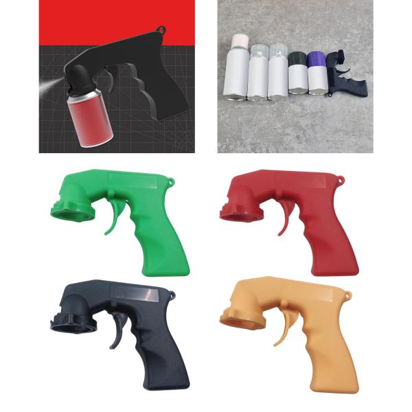 フルグリップトリガーロックカラーエアゾールハンドル付き缶スプレーペイントハンドル