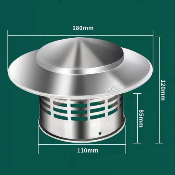 キャップ、煙突レインキャップ、パイプキャップ屋外暖炉、