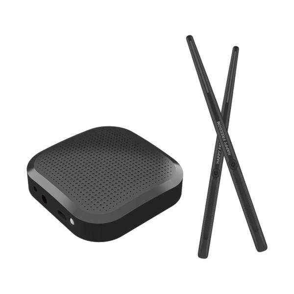 エレクトリックエアドラムスティックセット ポケットサイズドラムセット 練習用ドラムアクセサリー 電子ドラムセット スタジオ初心者 ドラム愛好家向け