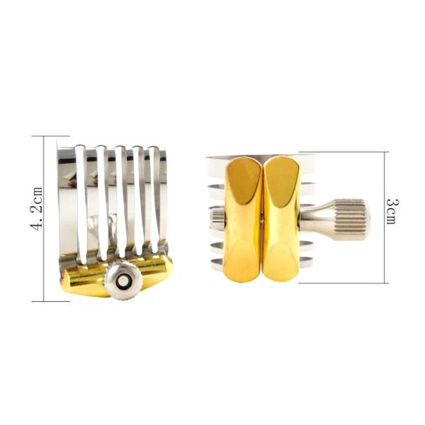 サックスファスナークリップサックスマウスピースリガチャークリッププロフェッショナルアクセサリー交換部品管木管部品