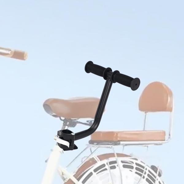 自転車用手すり 自転車用手すりアクセサリー 滑り止めグリップ、ソフトラバー、後部座席アームレスト 自転車子供用座席ハンドレスト
