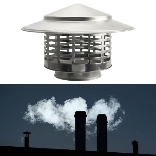 屋根ベントキャップ煙突レインキャッププロテクター簡単にインストール煙突煙道カウルパイプ排気管煙突煙道カバーステンレス鋼