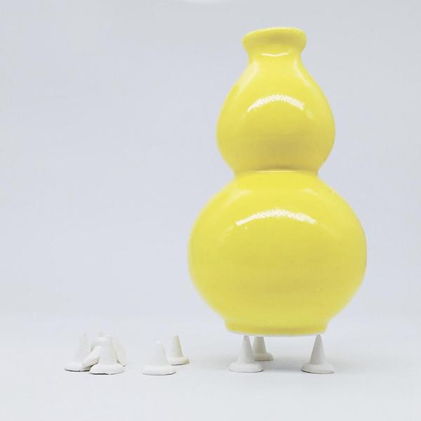 10 個セラミック耐火サポート釘粘土焼成サポート釘酸化アルミニウム、セラミック愛好家のためのキルンツール釘