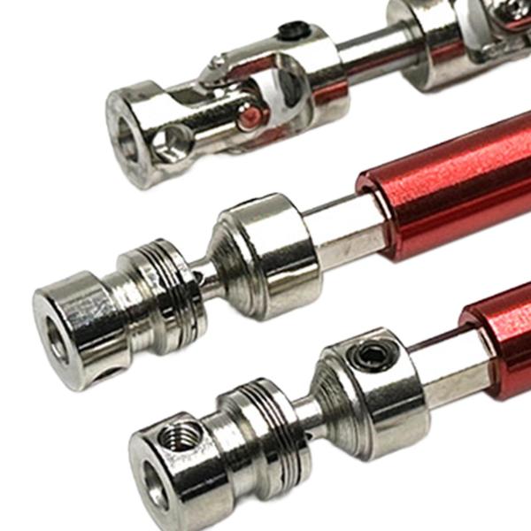 2 個の金属 RC カードライブシャフト、RC ドライブシャフト、アップグレードパーツセット、1/12 MN128 MN86 MN86S リモートコン
