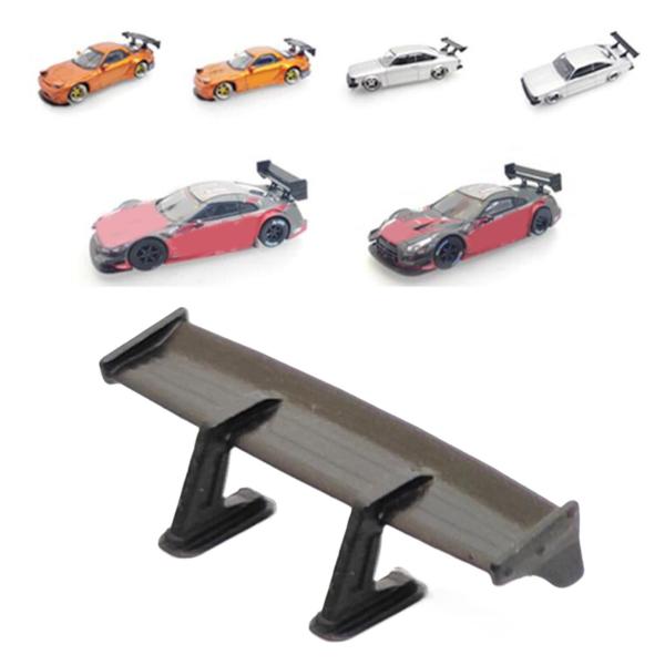 ミニカーリアウイングスペアパーツ耐久性のあるプロフェッショナル Rc カートラック DIY ツール模型玩具アップグレードキット 1:64 スケール車の