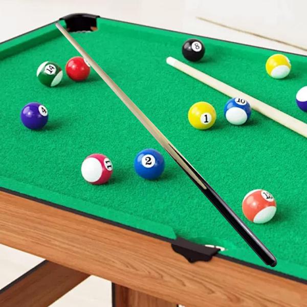 キッズプールキュービリヤードプールスティック、ポータブル、軽量、木製キッズプールスティック、子供用ビリヤードキュー、女の子