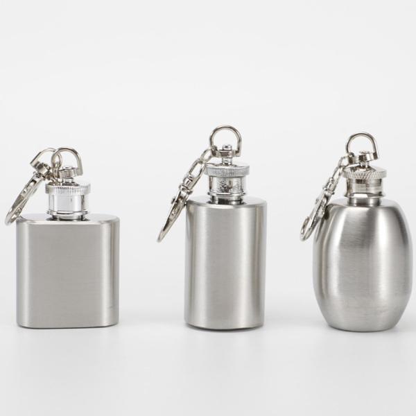 ステンレス鋼フラスコヒップフラスコフラゴン軽量小型ポケットフラスコ金属フラスコパーティーピクニック旅行結婚式キャンプ用