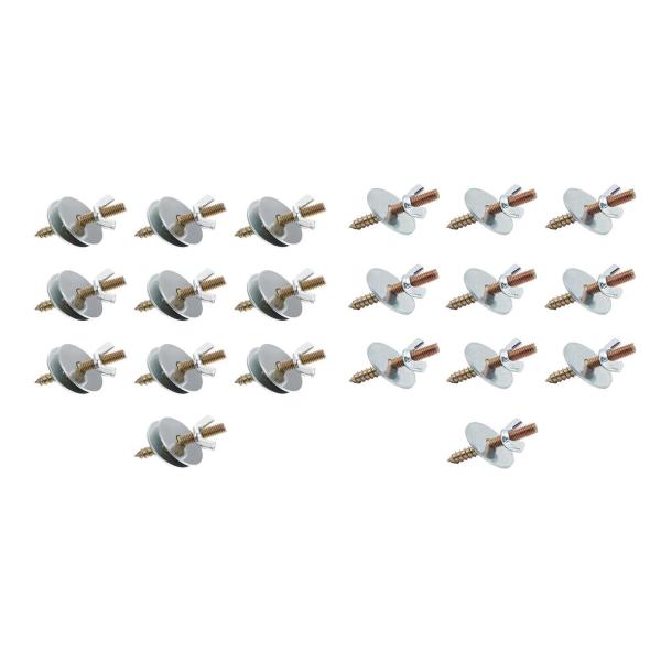 鳥の止まり木を作るためのナットとネジ10個(M6*30)鳥の留め具ナット、鳥のトレーニングスタンド、スタンディングポール、オウムのおもちゃ用