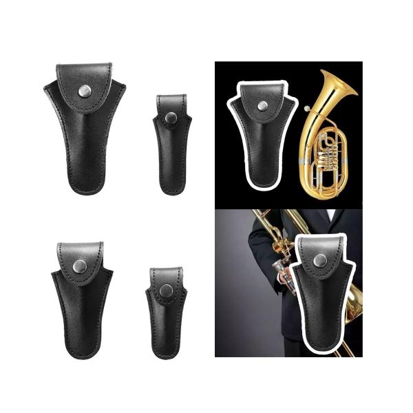 マウスピースポーチ ホルンポーチ 軽量ポケット楽器アクセサリー テナーマウスピース パッド入りポーチ トランペットマウスプロテクター