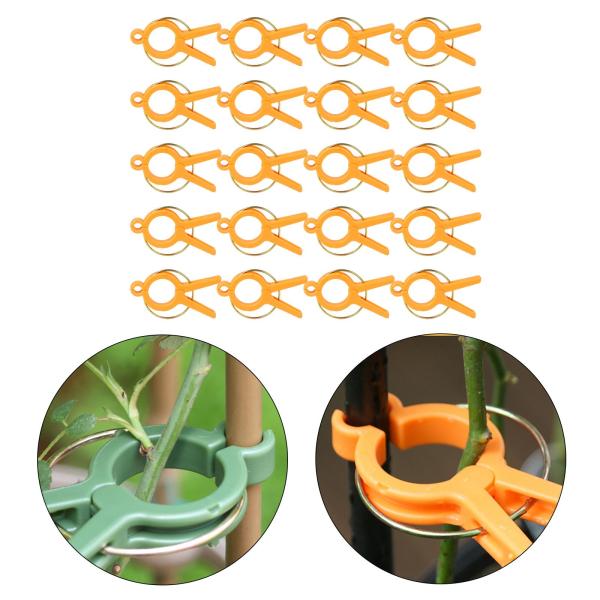 植物サポートクリップ 接ぎ木クリップ 垂直ガーデニングツール 花とつるクリップ つる植物用トレリスクリップ キュウリ