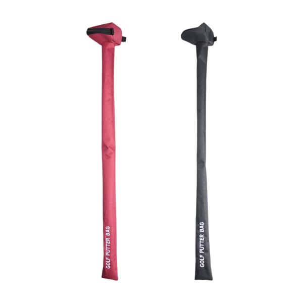 ゴルフパターバッグ トラベルケース ゴルフキャリーバッグ 折りたたみ式 キャンバス ポータブル クラブ保護 ジッパー開閉 ゴルフコース用ゴルフバッグ