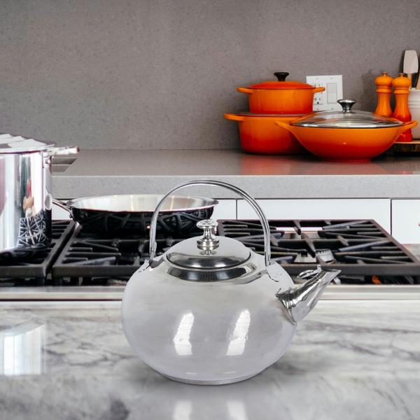 ティーケトル ウォーターケトル ハンドル付き ギフト クックポット コーヒーポット ティーポット フィルター付き 新年 ホテル コンロ キッチン キャ