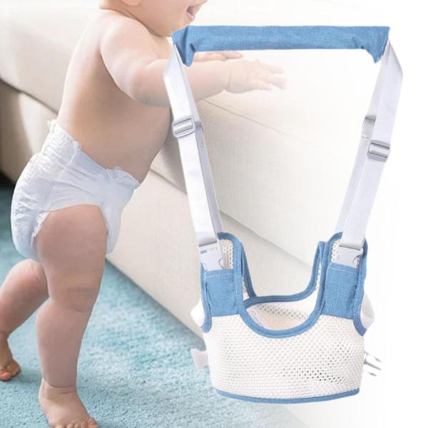 赤ちゃん用ウォーキングハーネス 手持ち式 子供用ウォーキングヘルパー 調節可能 チェストウォーキング 学習補助 幼児用サポートツール