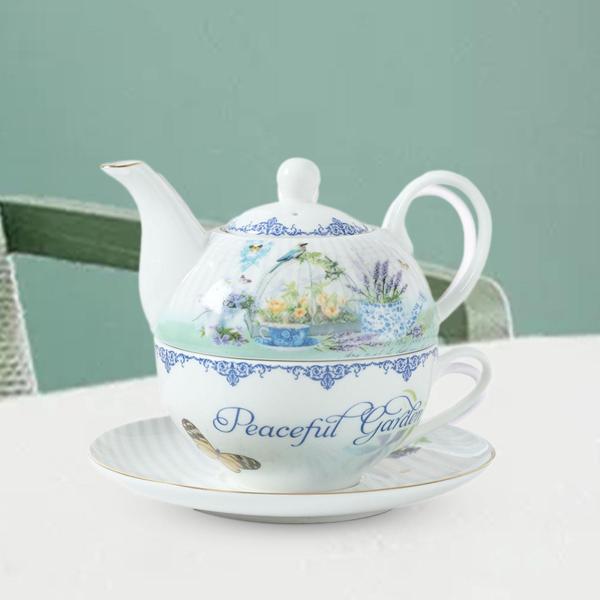 陶器ティーポット カップセット ティーケトル ポ 伝統的 コーヒーメーカー ケトル ウォーターケトル キッチン アフタヌーンティーパーティー ホテル 