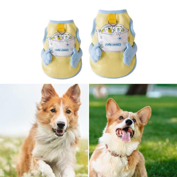 引っ張らない犬用ハーネス ペットギフト スタイリッシュ 通気性 脱出防止 軽量 小型 中型犬 子犬 猫用 服