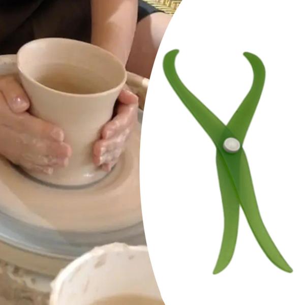 曲がった脚のキャリパー、7.8インチ軽量キャリパー、実用的な彫刻用セラミックツール、成形、モデリング、粘土彫刻用の測定ツール