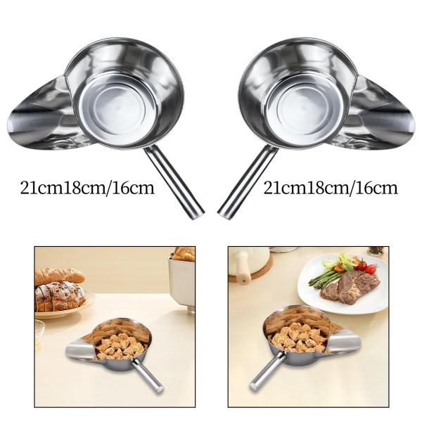 ステンレススチール製フレンチフライスクープ、チップスクープ、チップポップコーンバガー、アイスコーヒー豆スナック用のバッグボックス用のクイック充填ツール